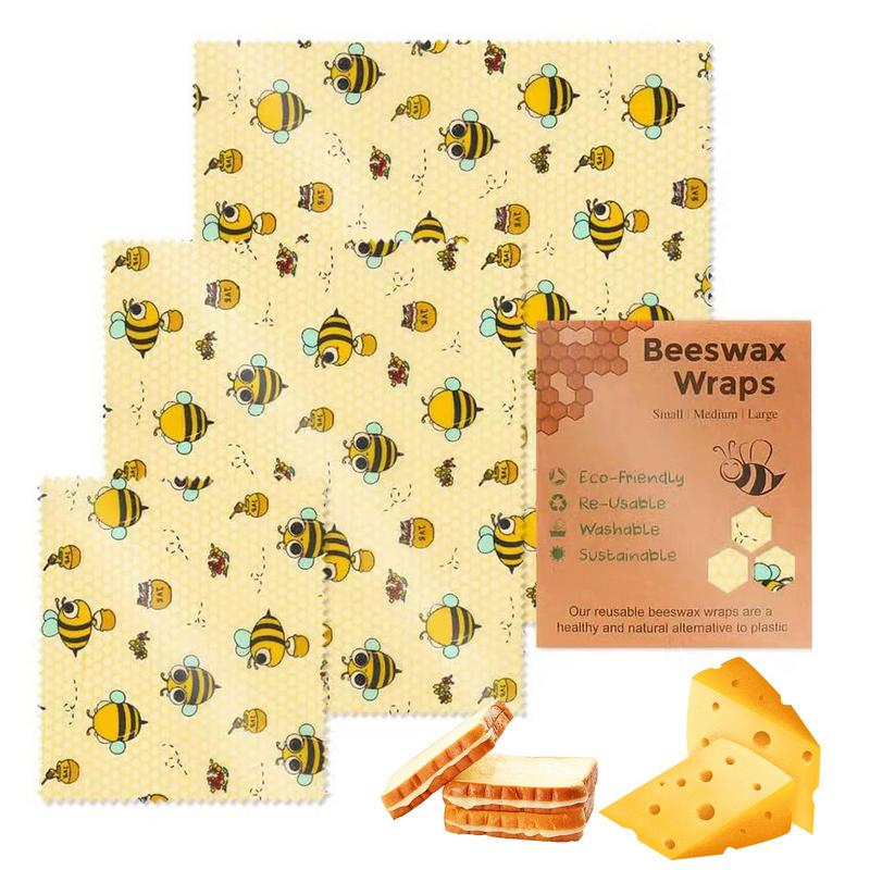 3pcs Reusable Food Fresh Keepi - Beeswax Food Cover review and price