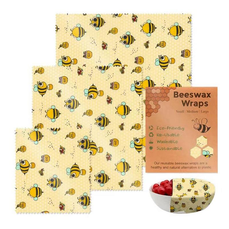 3pcs Reusable Food Fresh Keepi - Beeswax Food Cover review and price