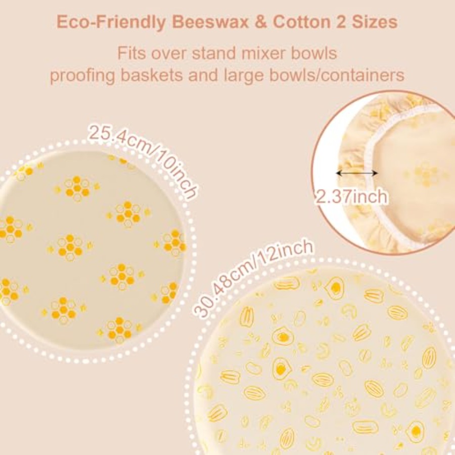 Beeswax Bowl Covers 2-Pack [10 - Beeswax Food Cover review and price