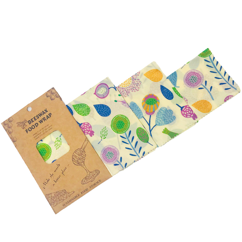 3pcs Beeswax Food Wraps Reusab - Beeswax Food Cover review and price