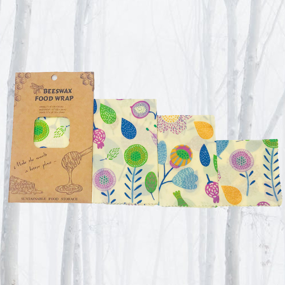 3pcs Beeswax Food Wraps Reusab - Beeswax Food Cover review and price