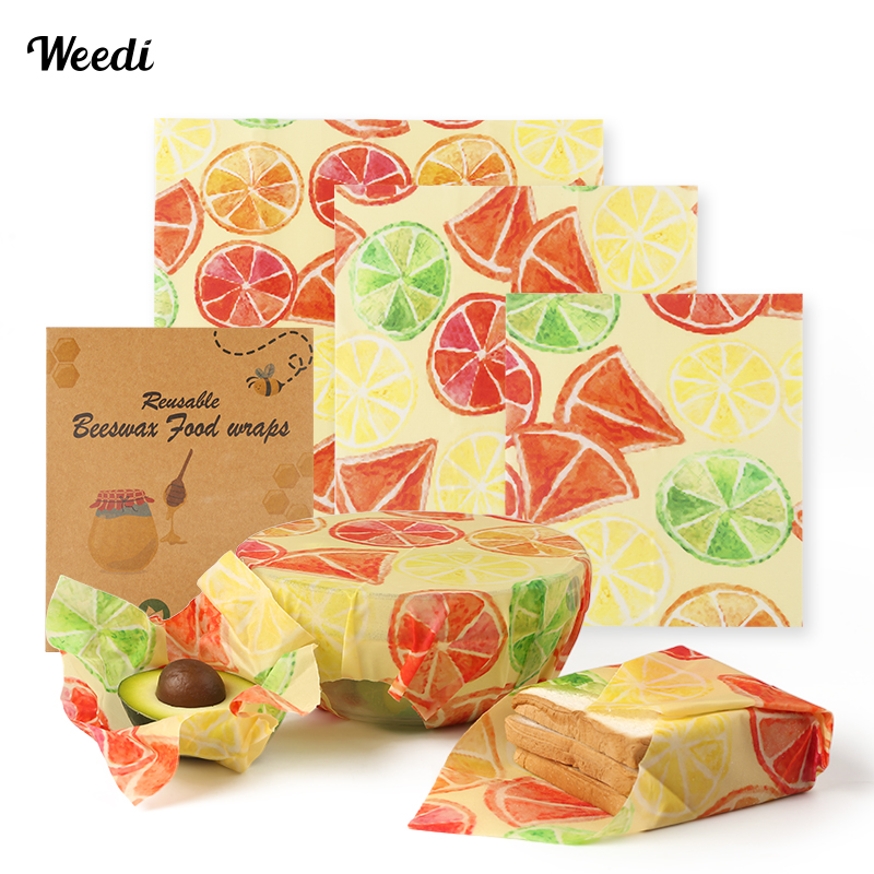WEEDI 6PCS Plastic-Free Reusab - Beeswax Food Cover review and price