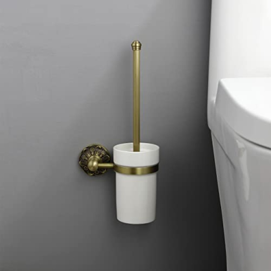 Toilet Brush Holder + Soap Dis - Dish Brush Bamboo review and price