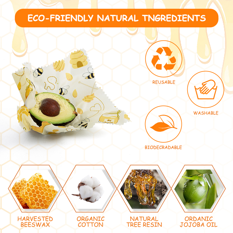 WEEDI 3Pack Reusable Beeswax W - Beeswax Food Cover review and price