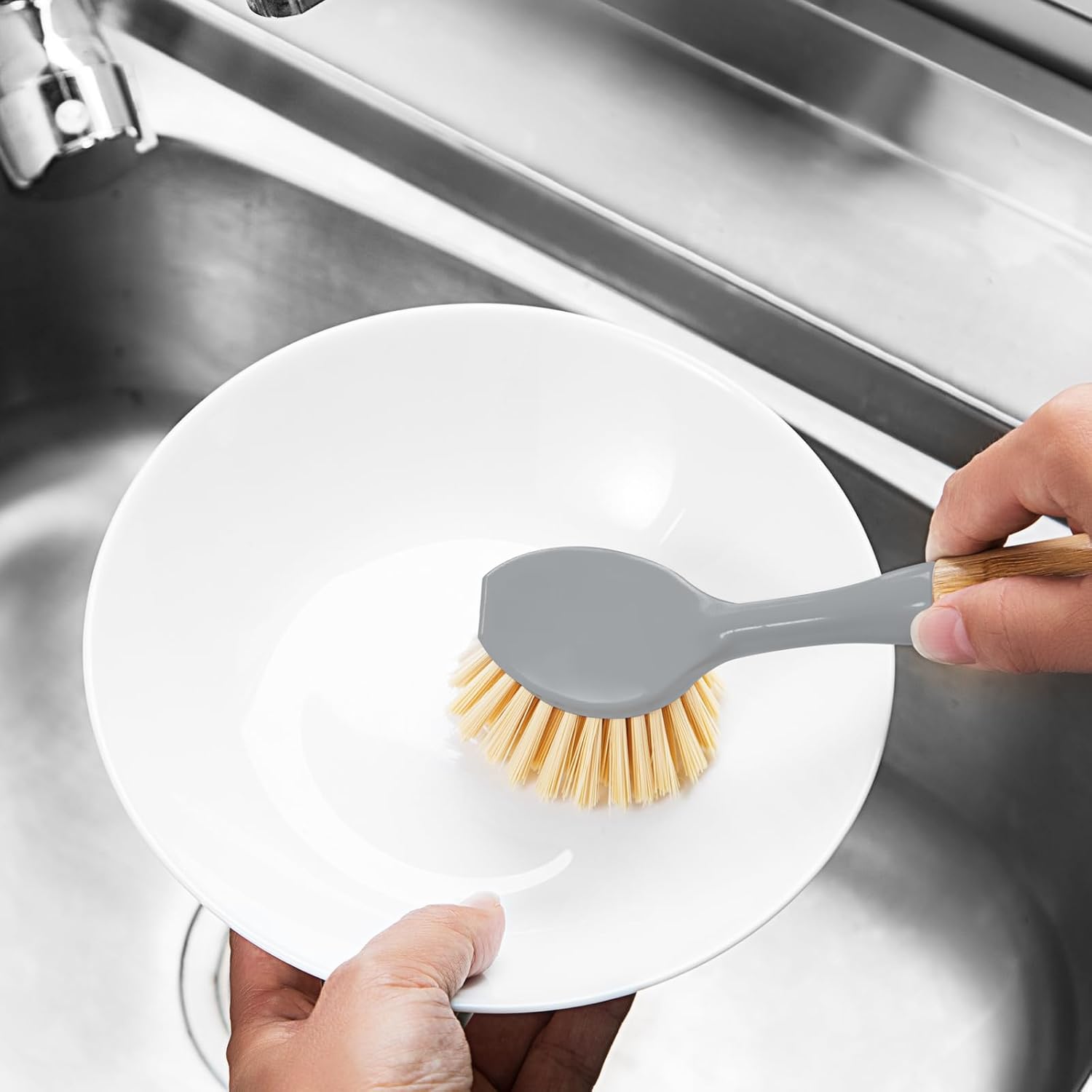 2 Pack Kitchen Dish Brushes wi - Dish Brush Bamboo review and price
