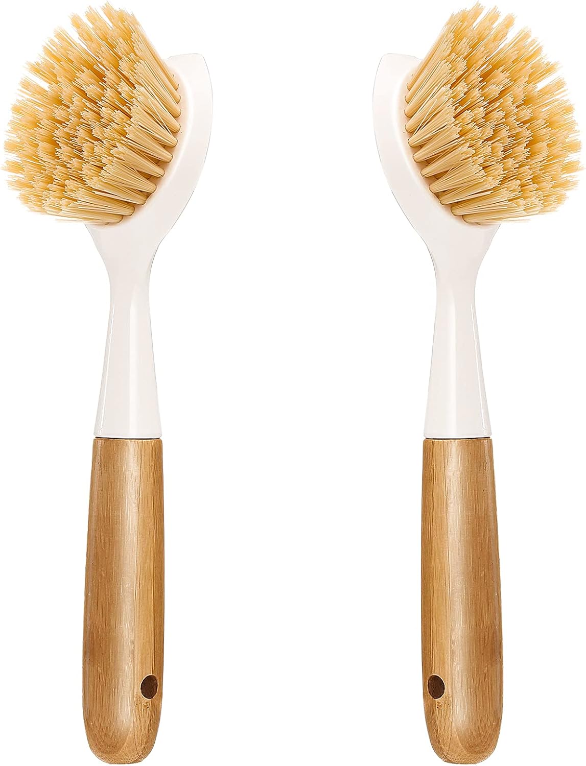 2 Pack Kitchen Dish Brush with - Dish Brush Bamboo review and price
