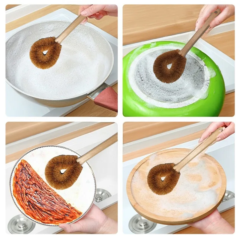 1Pc Eco Coconut Fiber Dish Bru - Dish Brush Bamboo review and price