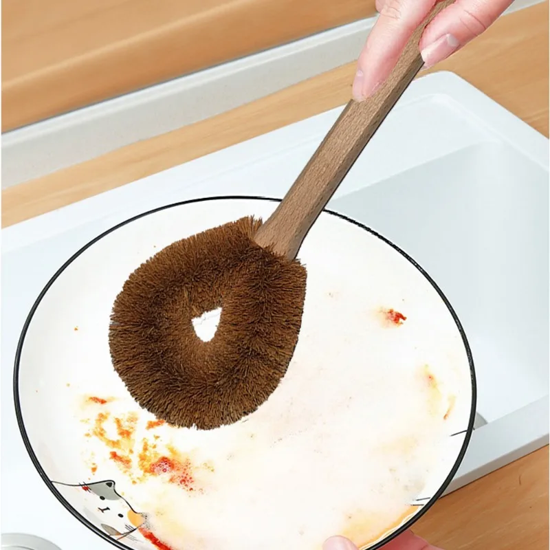 1Pc Eco Coconut Fiber Dish Bru - Dish Brush Bamboo review and price