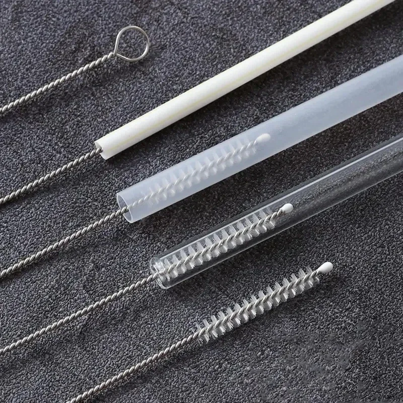 Drinking Straw Cleaning Brush  - Dish Brush Bamboo review and price