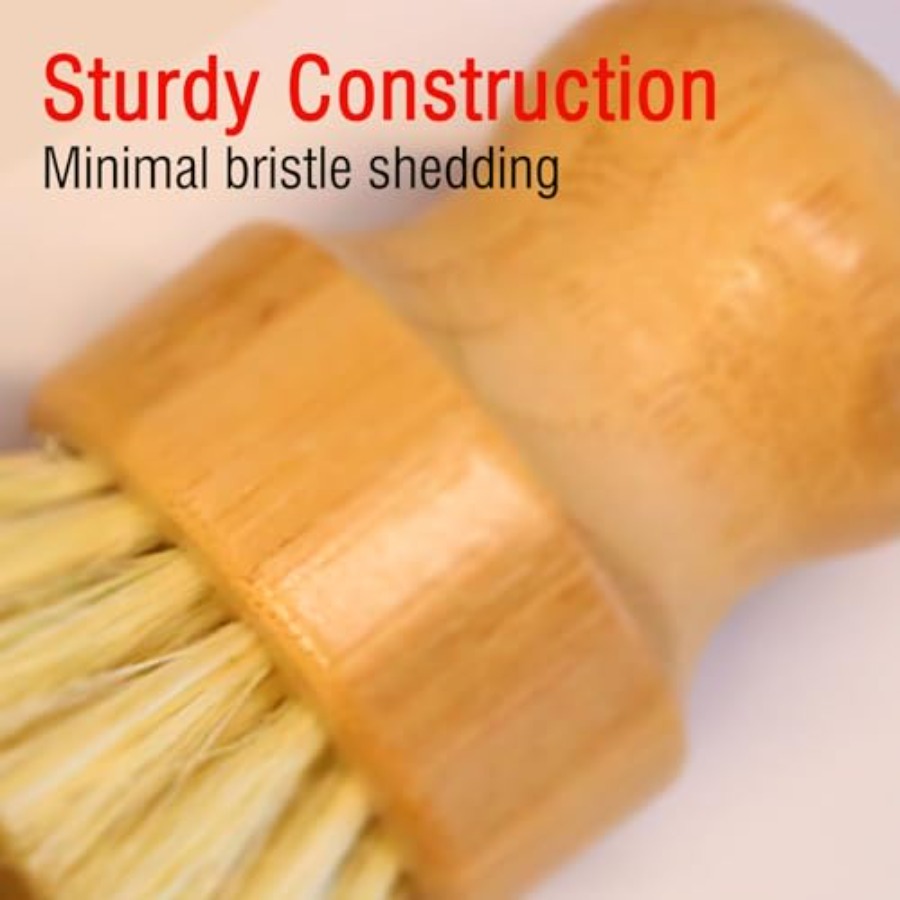 Bamboo Vegetable Brush Set, Na - Dish Brush Bamboo review and price
