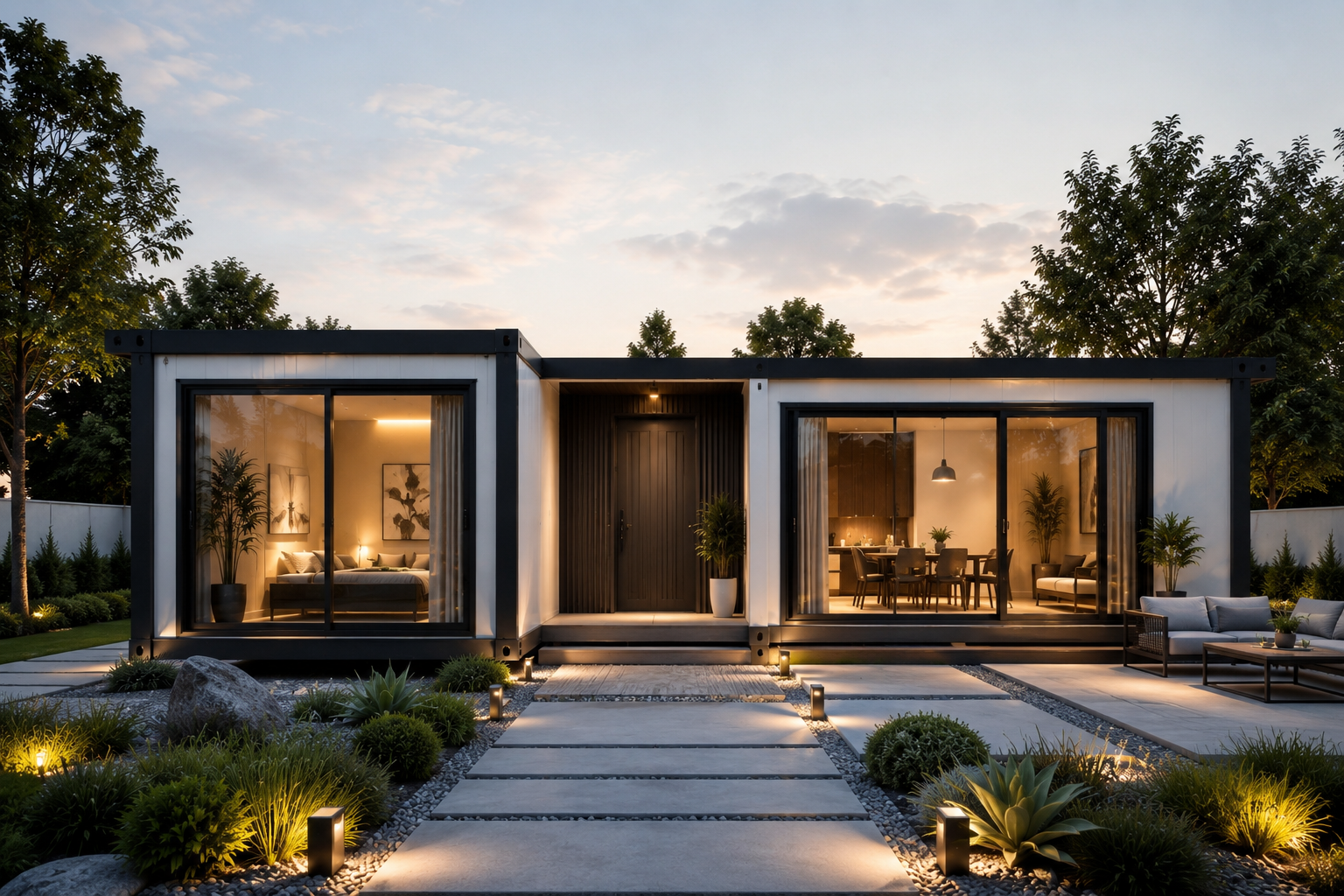 EcoFriendly Prefab House Bedro - Sustainable Living Design review and price